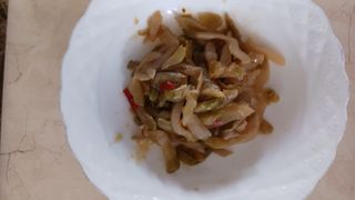 루시델리 야미하우스 홍콩 스파이시 프리미엄 짜사이 무침 500g — 4점을 준 리뷰어가 2024년 6월 올린 사용 사진