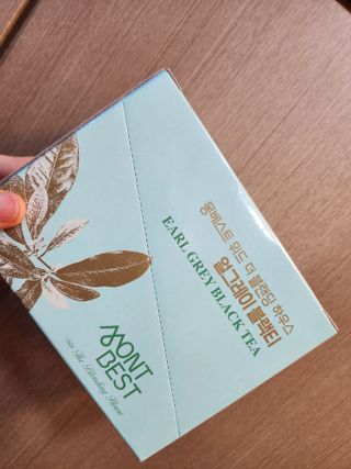몽베스트 위드더 블랜딩 하우스 _ 얼그레이 블랙티 — 5점을 준 리뷰어가 2023년 1월 올린 사용 사진