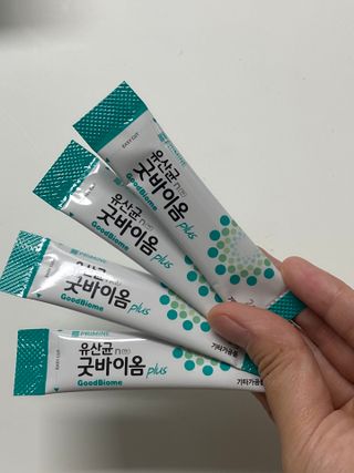 프리마인 유산균 국가지정연구소 선정, 살아있는 생유산균 200억 마리의 힘. 유산균n굿바이옴플러스 — 5점을 준 리뷰어가 2021년 9월 올린 사용 사진