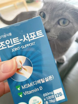 에이치알팜 조인트-서포트 보스웰리아 MSM 650mg x 120정 — 5점을 준 리뷰어가 2021년 4월 올린 사용 사진