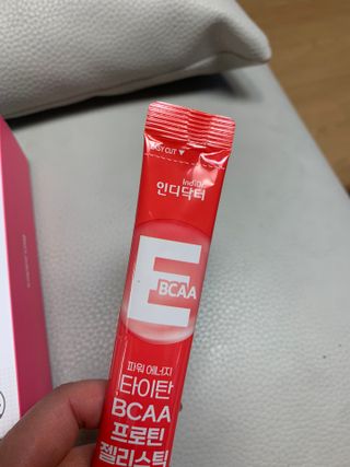 인디닥터 면역 생생 핑크 이뮨 젤리 + 타이탄 BCAA 프로틴 젤리스틱 — 5점을 준 리뷰어가 2022년 5월 올린 사용 사진