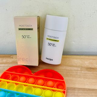 아이레시피 모이스트터치 스포츠 선밀크 50ml (SPF50+ PA+++) — 5점을 준 리뷰어가 2023년 7월 올린 사용 사진