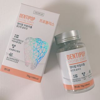 작심연구소 구취제거+충치예방+치아화이트닝 마법의 캔디 덴티팝3종(맛 랜덤 발송) — 4점을 준 리뷰어가 2022년 5월 올린 사용 사진
