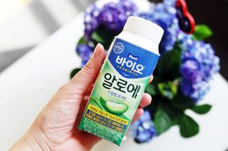 LIVE 매일바이오 알로에 드링킹 요거트 — 5점을 준 리뷰어가 2022년 4월 올린 사용 사진
