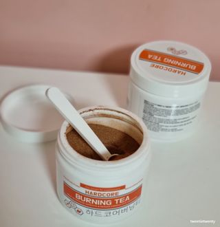 뉴트리션팩토리 하드코어버닝티 오리지널 — 5점을 준 리뷰어가 2021년 8월 올린 사용 사진