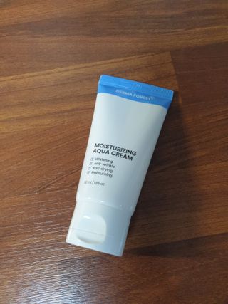 더마포레스트 모이스처라이징 아쿠아크림 / 수분크림 히알루론산 펩타이드 보습 미백 주름개선 — 5점을 준 리뷰어가 2021년 7월 올린 사용 사진