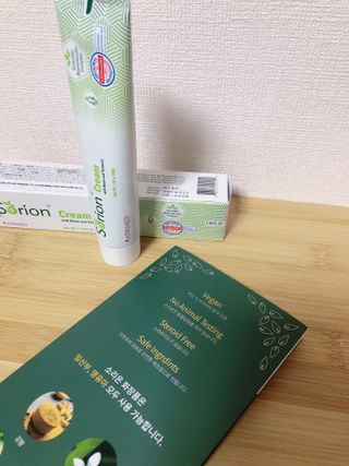 건선/아토/습진/민감성 피부 천연보습진정크림 소리온 크림 & 센시티브 크림 50g — 5점을 준 리뷰어가 2022년 2월 올린 사용 사진