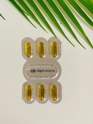 nfp 피놀라 대마종자유 — 3점을 준 리뷰어가 2021년 8월 올린 사용 사진