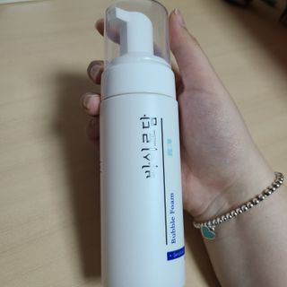 [바이로담] 저자극 약산성버블 폼 폼클렌징 150ml — 5점을 준 리뷰어가 2021년 3월 올린 사용 사진