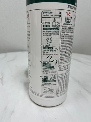 [바이오맥스] 프로코어 탈모완화샴푸 1000ml — 4점을 준 리뷰어가 2022년 8월 올린 사용 사진