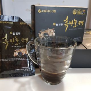 서울약사신협 약사신협_흑마늘진액_70mlx30포 — 5점을 준 리뷰어가 2021년 5월 올린 사용 사진