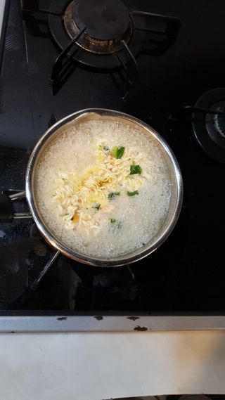 [풀무원] 자연은맛있다 정면, 백면, 홍면  세트 — 5점을 준 리뷰어가 2021년 4월 올린 사용 사진