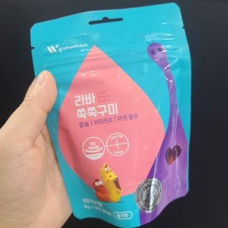 푸름웰니스 라바 쑥쑥구미 36g — 5점을 준 리뷰어가 2022년 3월 올린 사용 사진