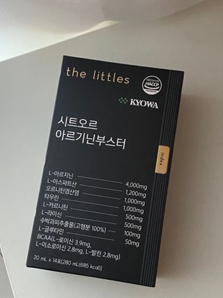 더리틀스 시트오르 아르기닌부스터 — 3점을 준 리뷰어가 2023년 1월 올린 사용 사진