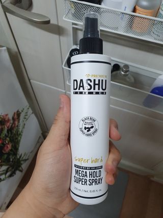 다슈코리아 다슈 포 맨 프리미엄 메가 홀드 슈퍼 스프레이 250ml — 5점을 준 리뷰어가 2021년 4월 올린 사용 사진