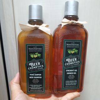 체코 비건화장품 마뉴팍투라 향좋은 천연 맥주샴푸 맥주샤워젤 — 5점을 준 리뷰어가 2022년 5월 올린 사용 사진