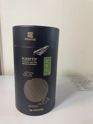프리마인 자체 기업부설 연구소에서 찾아낸 건강한 수면의 비밀.  슬립토 플러스 30포 — 1.5점을 준 리뷰어가 2022년 6월 올린 사용 사진
