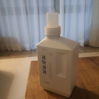 (주)바른양품 바른양품 친환경 세탁세제 1L — 5점을 준 리뷰어가 2022년 2월 올린 사용 사진