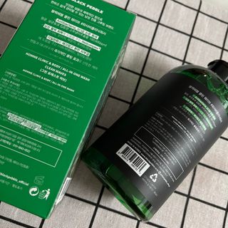 블랙페블 남성청결제 올인원 바디워시 클린 웨이브 — 5점을 준 리뷰어가 2021년 5월 올린 사용 사진