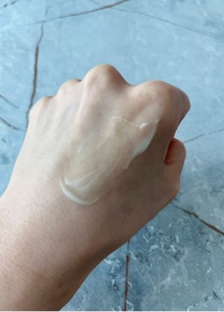 랑벨 랑바이오 블랙 시카 크림 50ml(블랙비 프로폴리스, 시카 4종, 판테놀 10 함유) — 5점을 준 리뷰어가 2022년 5월 올린 사용 사진