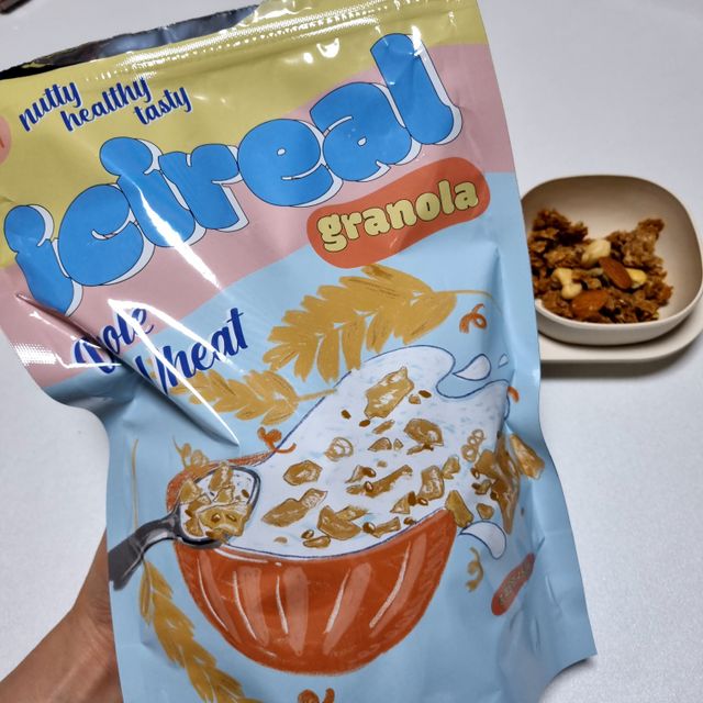 밸다랩 이씨리얼 수제 발아통밀 그래놀라 450g 리뷰 사진