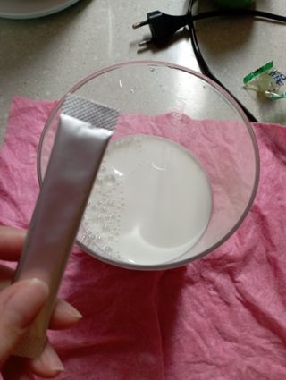 하나마이 [BEST 판매율 1위] 카스피해 유산균 종균_발효기가 필요없이 간편하게 만들어 먹는 요거트 생유산균 — 4.5점을 준 리뷰어가 2023년 3월 올린 사용 사진