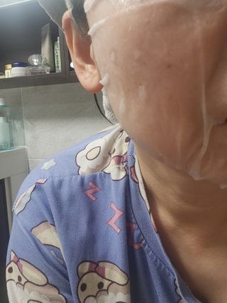 세뚜아(Cettua) 나우[세뚜아] 모이스처 밸런싱 페이셜 마스크 Cettua Moisture Balancing Facial Mask 4매 — 4점을 준 리뷰어가 2023년 12월 올린 사용 사진