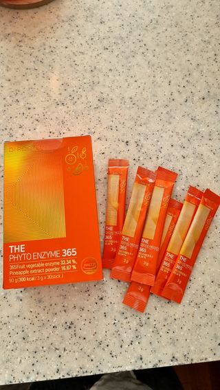 [닥터루템]맛있는 파인애플맛 과채효소 THE파이토엔자임365 1box (30포) — 5점을 준 리뷰어가 2022년 9월 올린 사용 사진