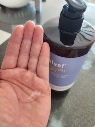 달리프 진저 베러 퍼퓸 탈모 완화 샴푸 1000ml 향 3종 — 5점을 준 리뷰어가 2021년 1월 올린 사용 사진