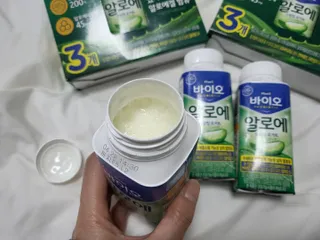 LIVE 매일바이오 알로에 드링킹 요거트 — 5점을 준 리뷰어가 2022년 4월 올린 사용 사진