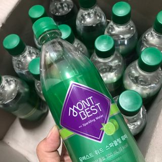 몽베스트 Montbest with Sparkling water Lime20병 — 5점을 준 리뷰어가 2021년 10월 올린 사용 사진