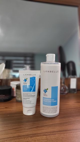 랑벨 수퍼내츄럴 아쿠아 수딩 크림 100ml — 5점을 준 리뷰어가 2022년 4월 올린 사용 사진