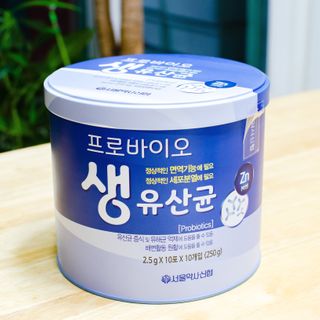 서울약사신협_프로바이오생유산균_2.5G x 100포 — 5점을 준 리뷰어가 2021년 1월 올린 사용 사진