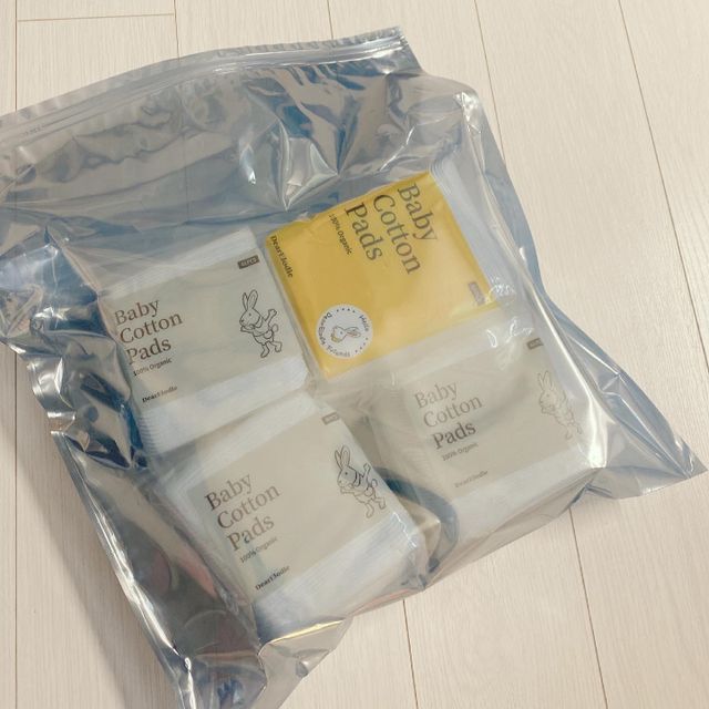디어엘로디 프리미엄 유기농 유아 솜티슈 40매 3Pack +60매 1Pack 혼합형 리뷰 사진
