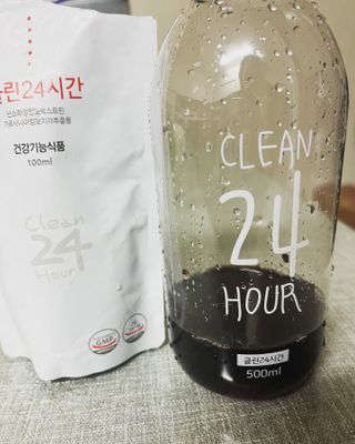 클린24시간 1BOX(5포) + 전용보틀(500ml) — 5점을 준 리뷰어가 2023년 5월 올린 사용 사진