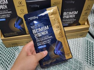 [브이푸드] 옵티MSM 관절케어 (70ml x30포) — 5점을 준 리뷰어가 2022년 7월 올린 사용 사진