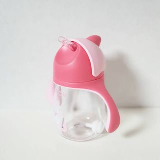 유비맘 트라이탄 코니빨대컵_컬러 랜덤 발송 — 5점을 준 리뷰어가 2021년 1월 올린 사용 사진