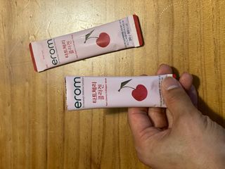 이롬 erom 타트체리 콜라겐 — 5점을 준 리뷰어가 2021년 3월 올린 사용 사진