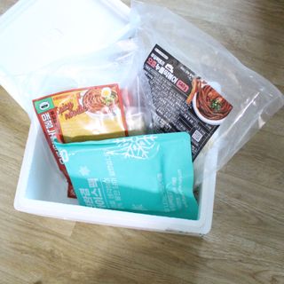 [푸딩팩토리] 요즘누들떡볶이540g + 매콤누들떡볶이 470g — 5점을 준 리뷰어가 2022년 9월 올린 사용 사진