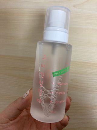 [묘오한] 고농축 분사형 진정 보습 앰플 고마진정할때 + 약산성 폼클렌징 고마지워질때 — 5점을 준 리뷰어가 2021년 1월 올린 사용 사진