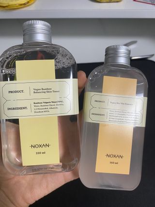 [녹산] 비건 대나무 밸런싱 수분 토너 + 비건 바이오 비타 에센스 — 4점을 준 리뷰어가 2022년 9월 올린 사용 사진