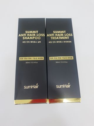 썸헤어 / SUMHAIR 썸헤어  써밋 안티 헤어로스 샴푸+트리트먼트 — 5점을 준 리뷰어가 2021년 6월 올린 사용 사진