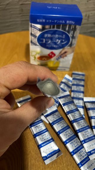 하나마이 100 프로 저분자 피쉬콜라겐 — 5점을 준 리뷰어가 2023년 3월 올린 사용 사진