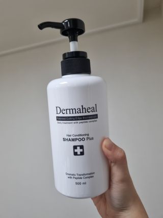더마힐 헤어 컨디셔닝 샴푸 500ml 3종 중 택1 — 5점을 준 리뷰어가 2021년 3월 올린 사용 사진
