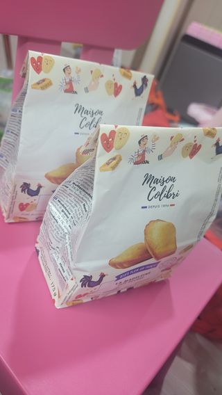 [메종콜리브리] 프랑스 마들렌 메종콜리브리 플레인 마들렌 2팩 — 5점을 준 리뷰어가 2022년 3월 올린 사용 사진