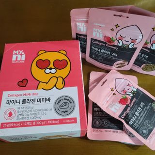 일동제약 마이니 마이니 늘씬날씬 콜라겐 세트 — 4.5점을 준 리뷰어가 2021년 2월 올린 사용 사진