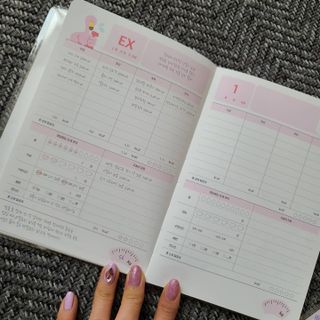 리훈 하밍이와 함께하는 숨은라인찾기 다이어트 플래너 — 5점을 준 리뷰어가 2021년 4월 올린 사용 사진