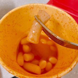 유비쿡 컵떡볶이 매운컵떡볶이2개/ 짜장컵떡볶이 2개  총 4개세트 — 4점을 준 리뷰어가 2021년 6월 올린 사용 사진