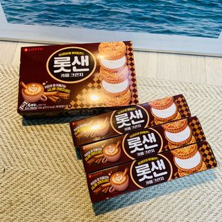 롯데제과 롯샌 카페크런치 — 5점을 준 리뷰어가 2021년 10월 올린 사용 사진