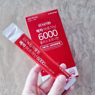 메타아르기닌 GC녹십자웰빙 메타 아르기닌 6000 플러스 오르니틴 — 3.5점을 준 리뷰어가 2022년 10월 올린 사용 사진